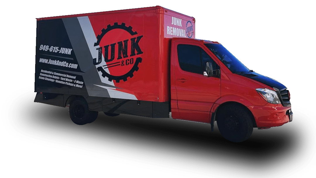 Junk Removal in Irvine CA van red 1